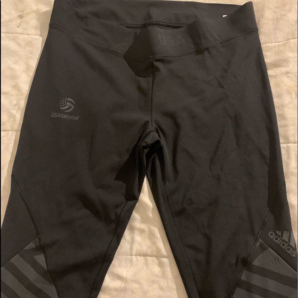 Adidas Black Running Tights ///